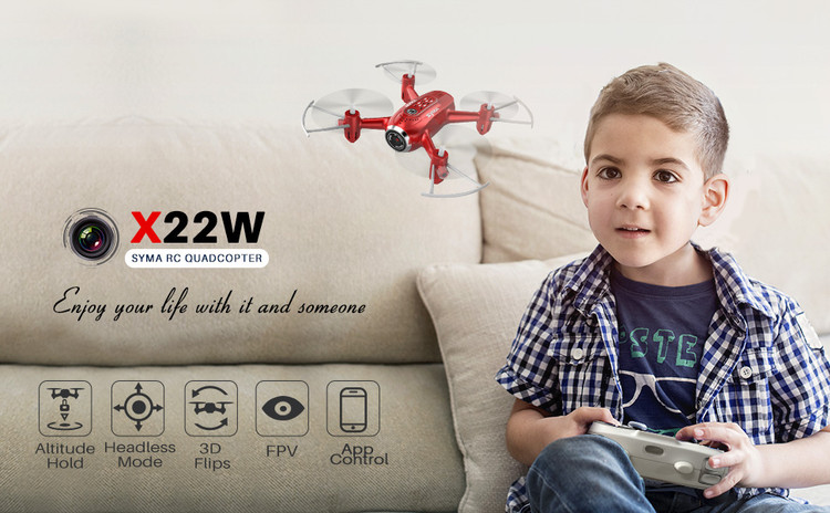 کوادکوپتر دوربین دار برند سایما x22w