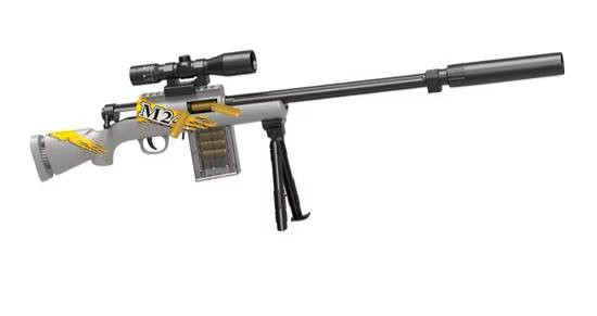 خرید تفنگ اسباببازی پوکهپران M24 با تیر ابری EVA ایمن و طراحی واقعی