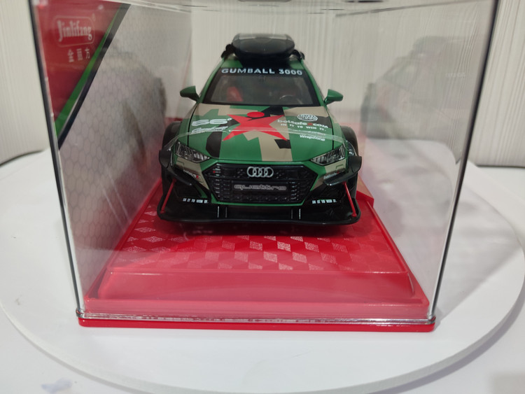 ماکت فلزی آئودی RS6 Betsafe Camo Edition | مقیاس 1:24 چراغدار و صدادار