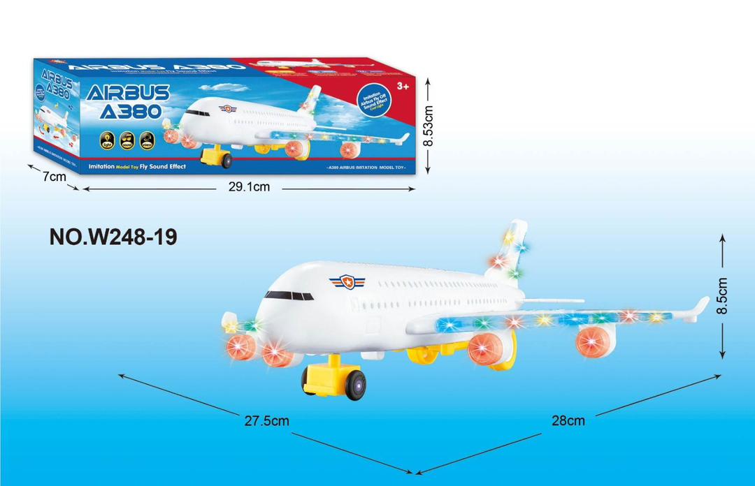 اسباب بازی هواپیما موزیکال چراغدار