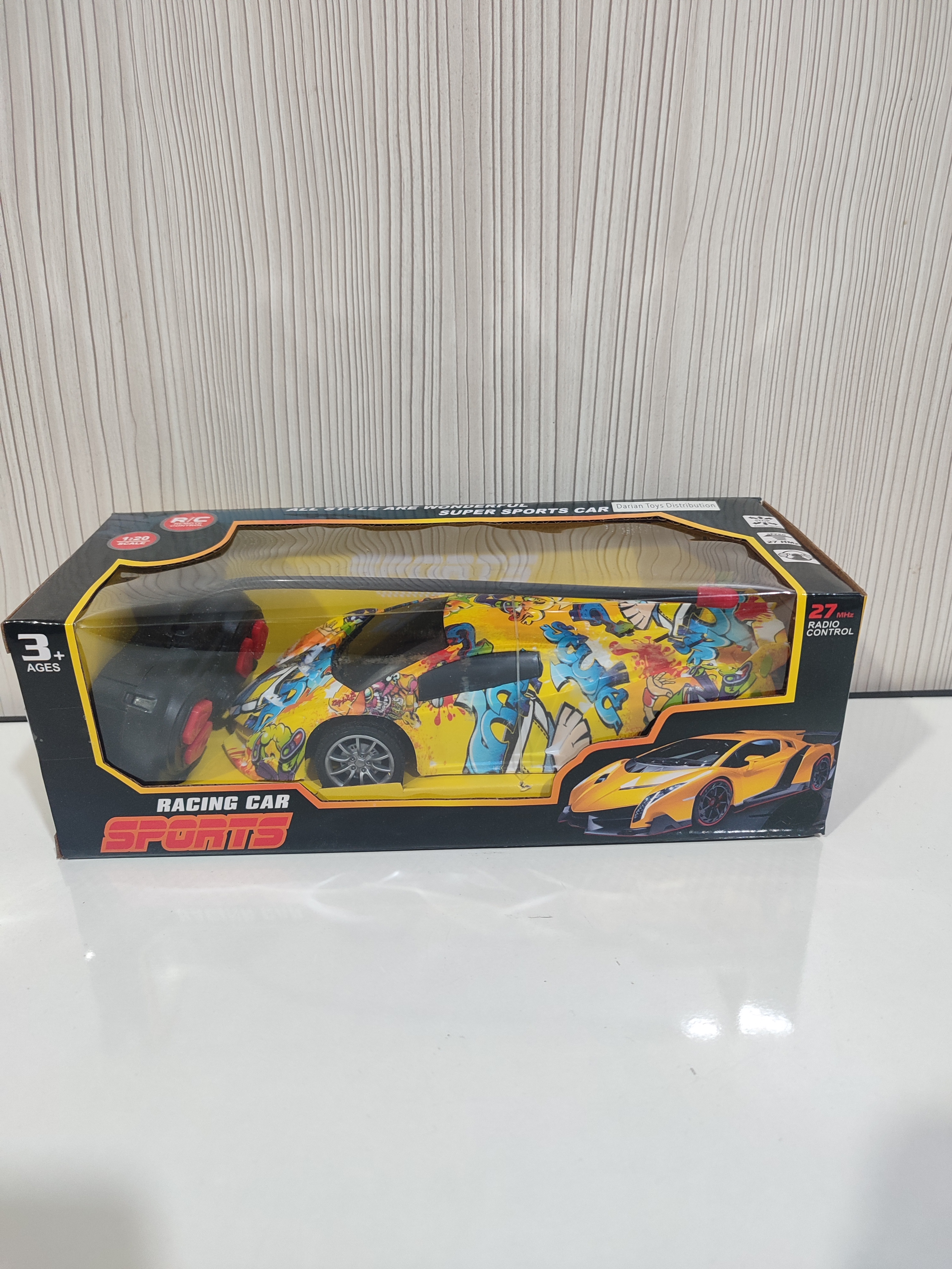 ماشین کنترلی اسپرت مسابقه‌ای طرح گرافیتی مدل Racing Car Sports