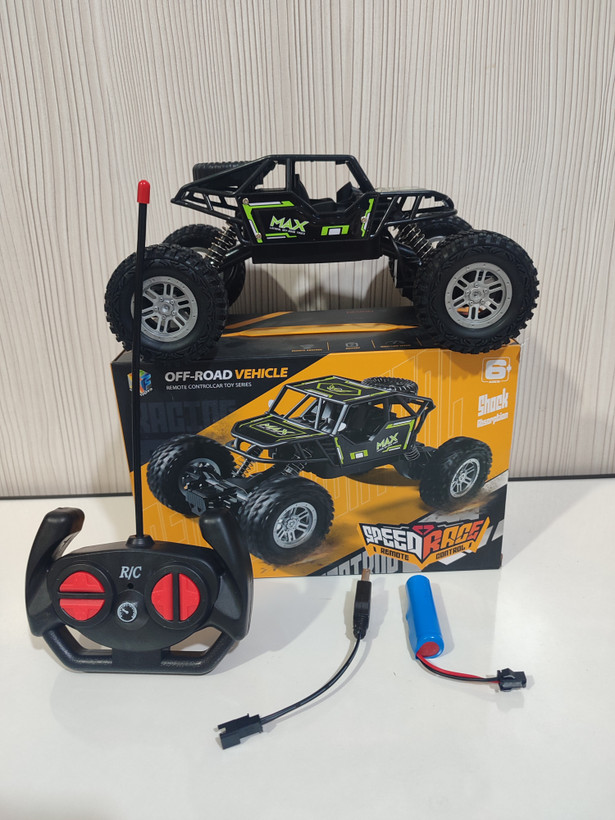 ماشین کنترلی آفرود شارژی مدل Speed Race با کمک فنر